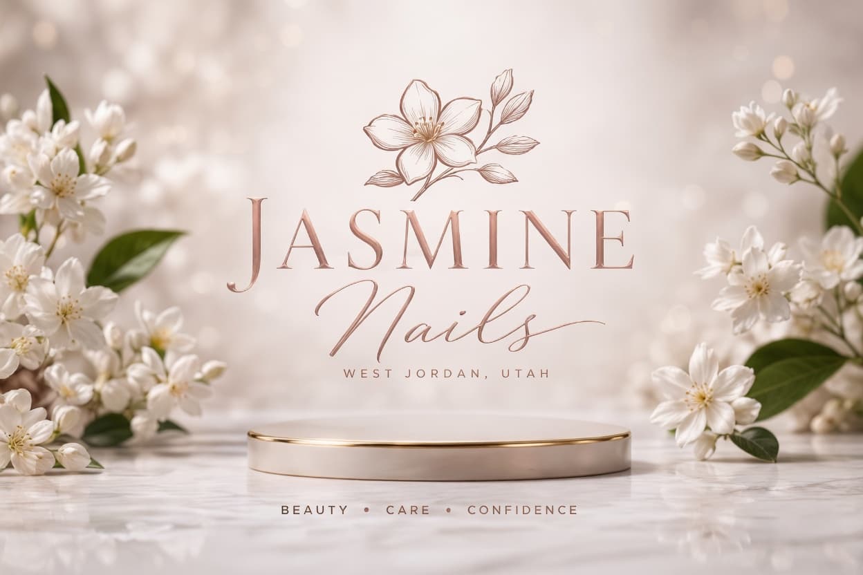 Mother and daughter with jasmine nails